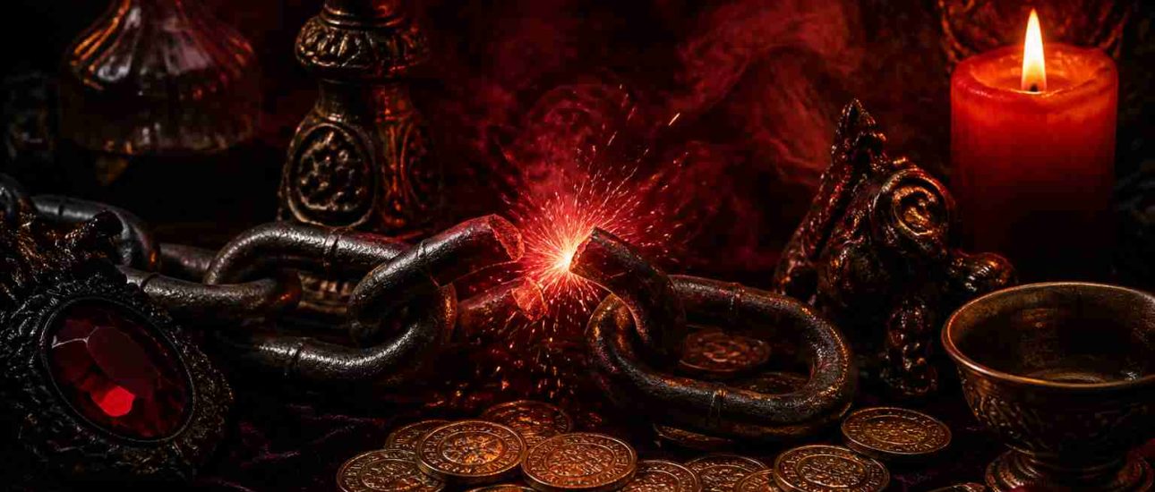 Uma imagem ilustrativa de Entenda como energias externas travam sua vida financeira